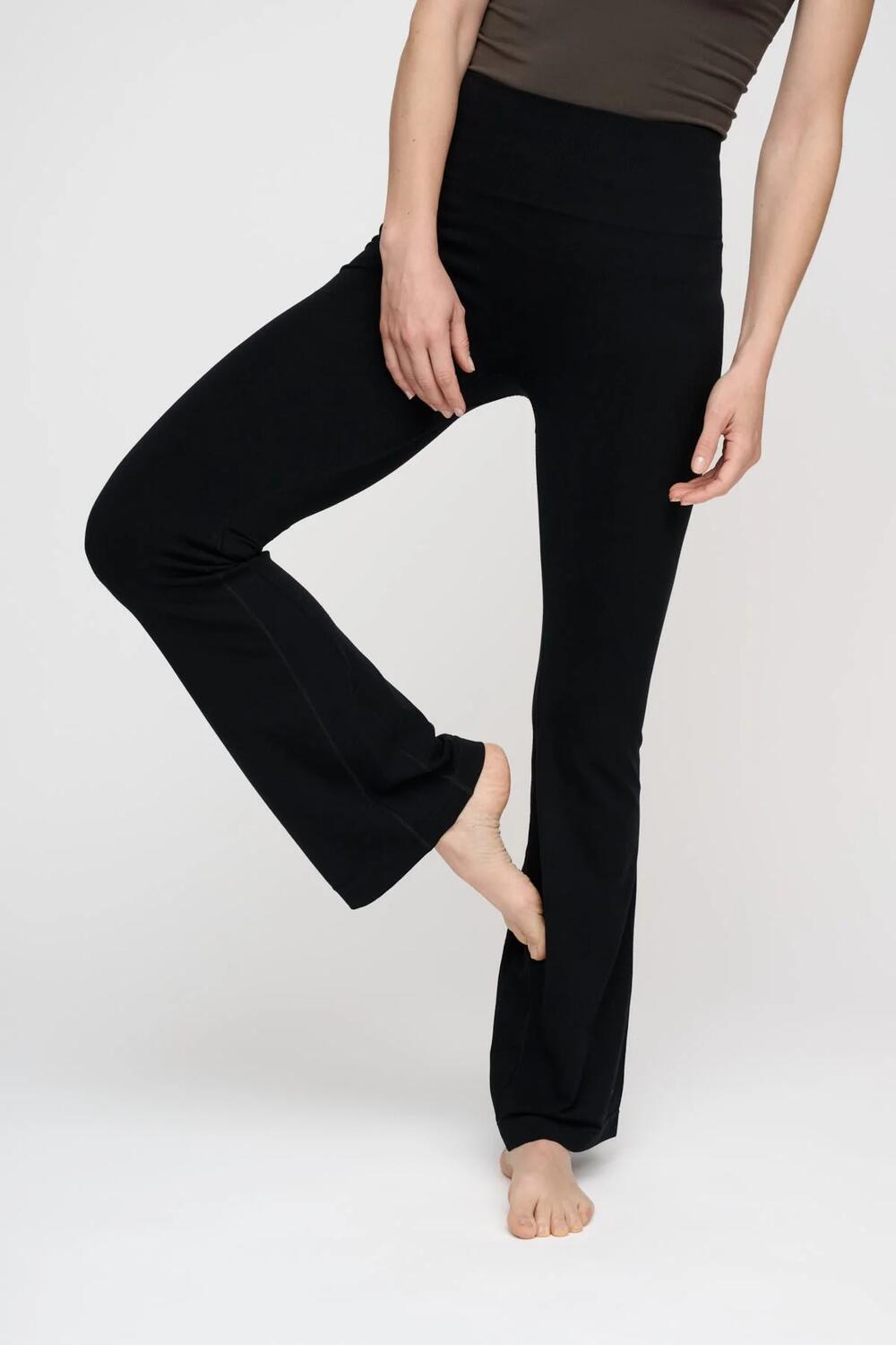 Flare leggings - sort